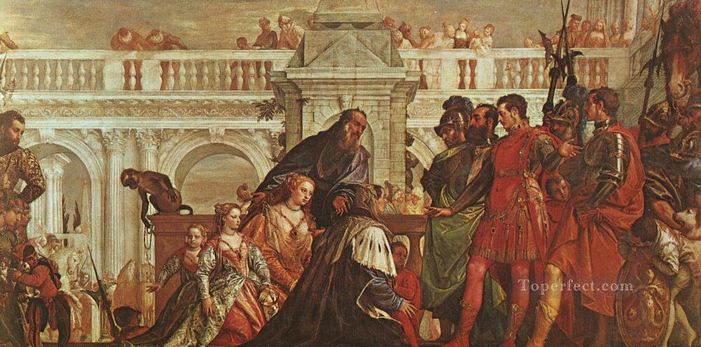 アレクサンダー・ルネサンス以前のダリウスの家族 パオロ・ヴェロネーゼ油絵